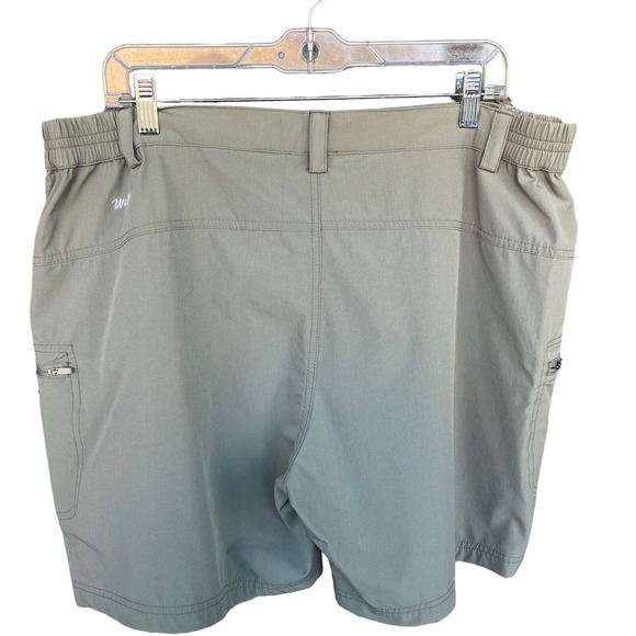 Willit Shorts Womens Plus Size 2X XXL Green Hiking Outdoor Activewear - Picture 2 of 9